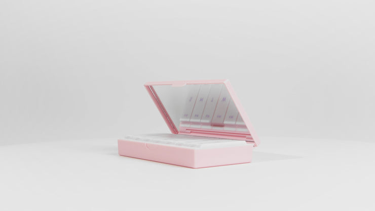 Blush Pink AM/PM Pill Box